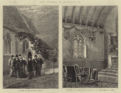 Il funerale di Napoleone III da Henry William Brewer